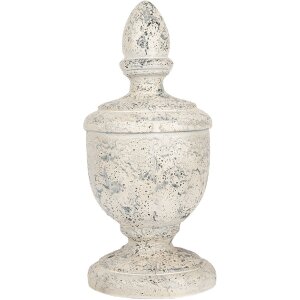 Adorno Decorativo Ornament Ø 22x48 cm Beige Gris Clayre & Eef 5MG0067