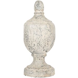 Clayre & Eef 5MG0068 Adorno Decorativo Ornament Beige-Gris Ø 19x45 cm