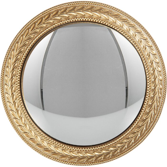 Espejo Ø 13x2 cm Clayre & Eef Dorado