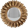 Espejo decorativo Clayre & Eef 62S314 Ø 20x3 cm Dorado