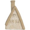 Clayre & Eef 6CE2174M Casa Decorativa con LED 15x10x21 cm Beige