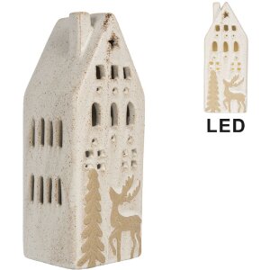 Decoración Casa con LED Clayre & Eef 6CE2175M 7x6x19 cm