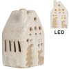 Casa decorativa con LED Clayre & Eef 6CE2175S 6x5x10 cm
