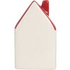 Decoración Casa con LED Clayre & Eef 6CE2177M 6x5x10 cm Blanco Rojo