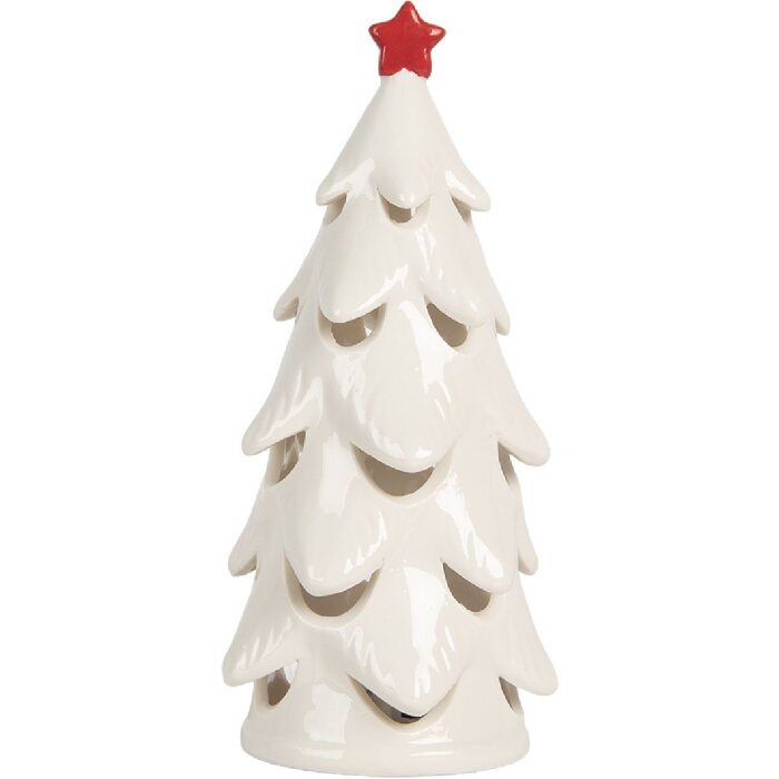 Decoración de Navidad Árbol de Navidad con LED Ø 9x19 cm Clayre & Eef 6CE2178S