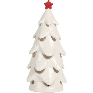 Decoración de Navidad Árbol de Navidad con LED Ø 9x19 cm Clayre & Eef 6CE2178S