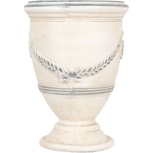 Clayre & Eef 6MG0121 Decoración Maceta Beige Gris Ø 23x31 cm