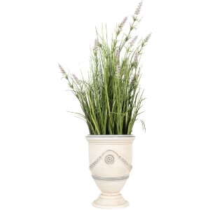 Clayre & Eef 6MG0121 Decoración Maceta Beige Gris Ø 23x31 cm