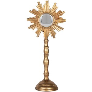 Clayre & Eef 6PR5293 Adorno Decorativo 16x9x36 cm Dorado