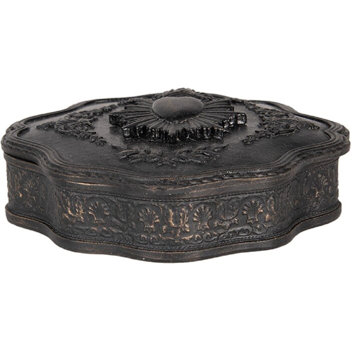Clayre & Eef 6PR5294 joyero 12x11x4 cm Poliresina
