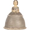 Clayre & Eef 6PR5547 Decoración Mujer 19x16x22 cm Beige/Gris