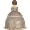Clayre & Eef 6PR5547 Decoración Mujer 19x16x22 cm Beige/Gris