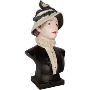 Busto decorativo Mujer Clayre & Eef 6PR5549 27x21x48...
