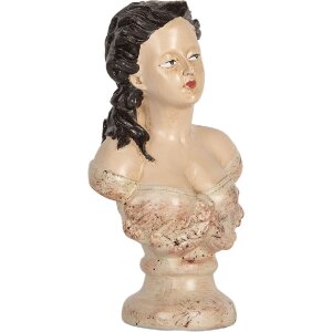 Busto Decorativo Mujer Clayre & Eef 6PR5553 12x8x20...