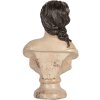 Busto Decorativo Mujer Clayre & Eef 6PR5553 12x8x20 cm Beige-Marrón