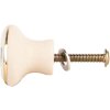 Pomo de puerta Clayre & Eef 66267 beige-azul 3x3 cm