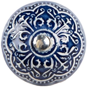 Pomo de puerta Clayre & Eef 66272 Azul Beige Ø...