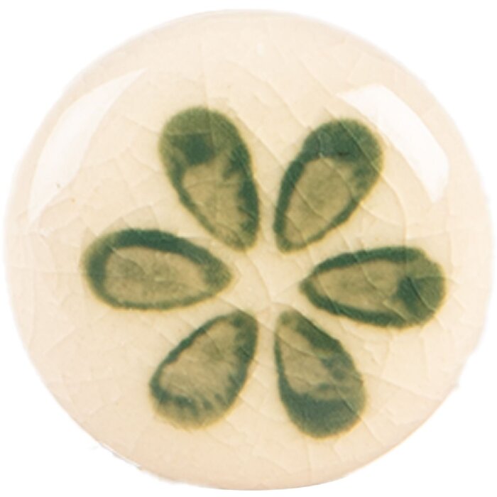 Pomo de puerta Clayre & Eef 66275GR Cerámica Ø 3 cm / S 3 cm