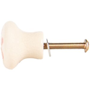 Pomo de puerta Clayre & Eef 66275O Beige-Naranja 3x3...