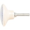 Pomo de puerta Clayre & Eef 66280 Beige Azul Ø 4x3 cm Cerámica