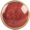 Pomo de puerta Clayre & Eef 66281BU Rojo Dorado Ø 3x3 cm / S3 cm