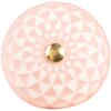 Pomo de puerta Clayre & Eef 66282 Ø 4x3 cm rosa beige