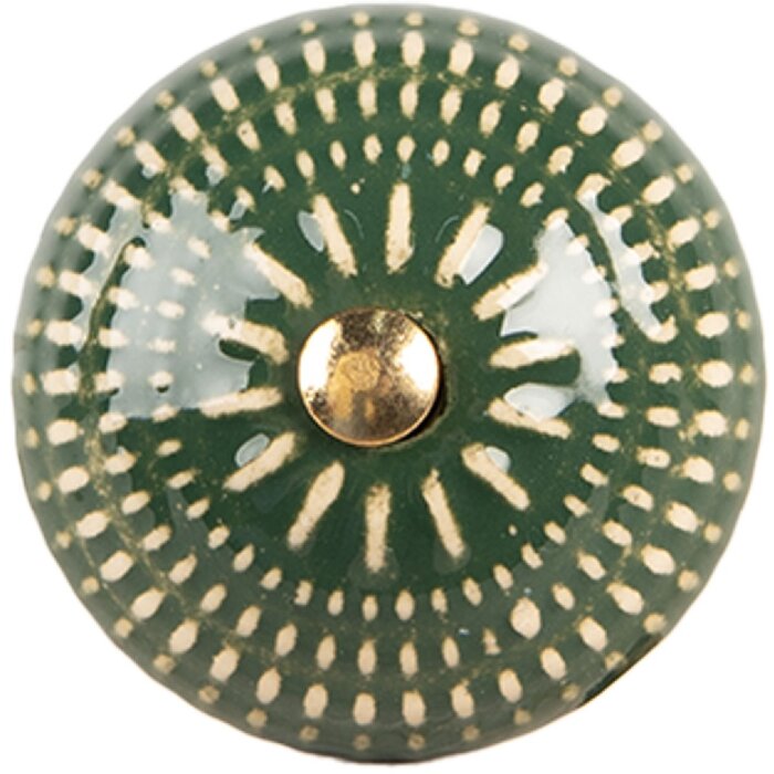 Pomo de puerta Clayre & Eef 66283 Cerámica Diámetro 4x3 cm
