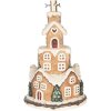Soporte para árbol de Navidad Clayre & Eef 5MG0093 Ø 35x57 cm Marrón y Blanco