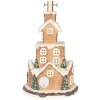 Soporte para árbol de Navidad Clayre & Eef 5MG0093 Ø 35x57 cm Marrón y Blanco