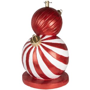 Soporte para árbol de Navidad Clayre & Eef 5MG0096 Rojo y Blanco Ø 55x84 cm