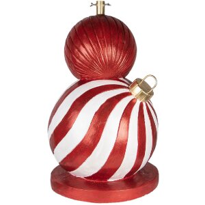 Soporte para árbol de Navidad Clayre & Eef 5MG0096 Rojo y Blanco Ø 55x84 cm