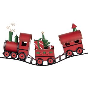 Tren Decorativo Clayre & Eef 5Y1294 Rojo 63x13x31 cm