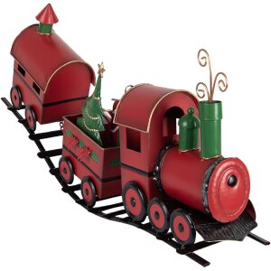 Tren Decorativo Clayre & Eef 5Y1294 Rojo 63x13x31 cm