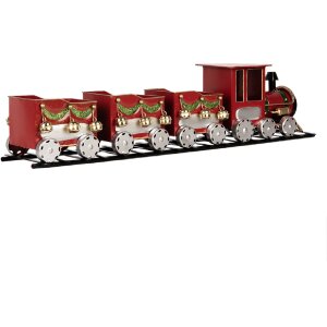 Decoración Tren Clayre & Eef 5Y1299 Rojo 58x12x14 cm