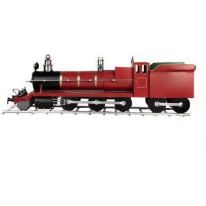 Decoración Tren Clayre & Eef 5Y1304 Rojo 86x18x27 cm