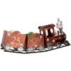 Decoración Tren Clayre & Eef 5Y1308 79x15x37 cm Rojo