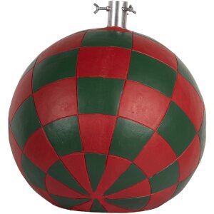 Soporte para árbol de Navidad Clayre & Eef 6MG0118 42x42x43 cm Rojo Verde