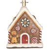 Soporte para árbol de Navidad Clayre & Eef 6MG0143 37x26x47 cm Marrón y Blanco