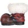 Maceta decorativa Clayre & Eef 6MG0144 con forma de bota de Papá Noel 26x26x20 cm