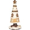Clayre & Eef 6MG0145 Decoración Árbol de Navidad Marrón Beige Ø 24x51 cm