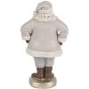 Clayre & Eef 6PR5520 Decoración Papá Noel 8x6x15 cm Gris