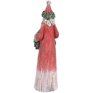 Decoración Papá Noel Clayre & Eef 6PR5527 Rojo y Verde 7x6x24 cm