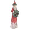 Decoración Papá Noel Clayre & Eef 6PR5527 Rojo y Verde 7x6x24 cm