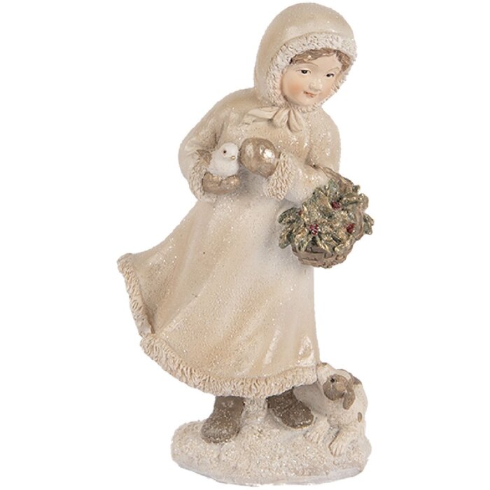 Clayre & Eef 6PR5531 Decoración Niño 10x7x17 cm beige-marrón