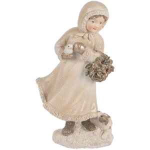 Clayre & Eef 6PR5531 Decoración Niño 10x7x17 cm beige-marrón