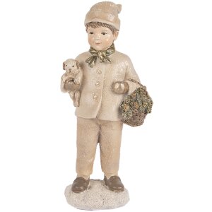 Decoración Niño Clayre & Eef 6PR5535 9x7x18 cm Beige
