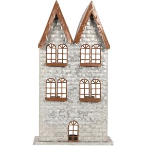 Candelabro Casas Clayre & Eef 6Y5811 30x13x54 cm Gris