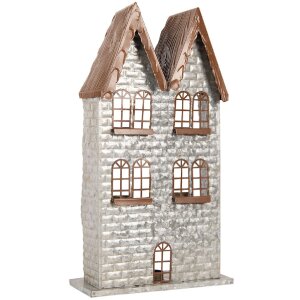 Candelabro Casas Clayre & Eef 6Y5811 30x13x54 cm Gris