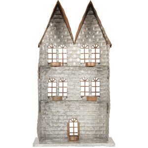 Candelabro Casas Clayre & Eef 6Y5811 30x13x54 cm Gris