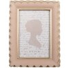 Clayre & Eef 2F1310 Marco de Fotos 15x3x20 cm 10x15 cm Rosa Oro